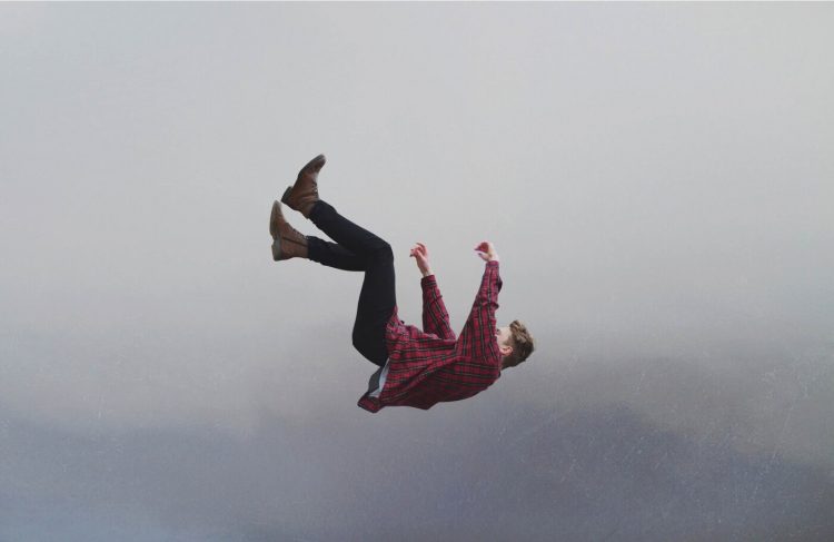 man falling why the best things in life are all backwards